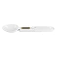 thumbnail image 2 of Portable 500g/0.1g Electronic LCD Digital Kitchen Food Scale with Measuring Spoons (White), 2 of 11