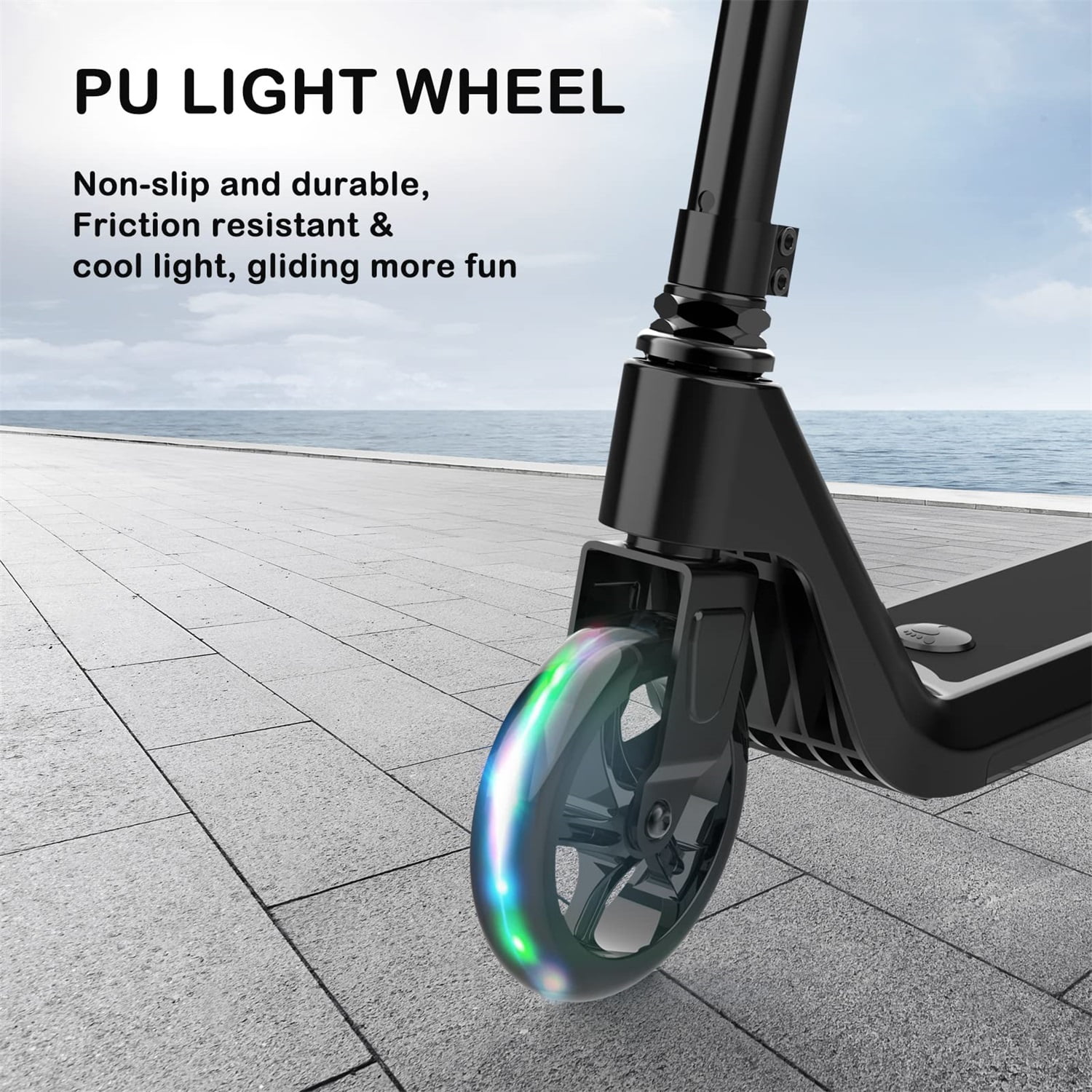 CIPACHO 34" Electric Kick Scooter for Kids Ages 6-14, Includes New Cruise Mode, 4 Adjustable Height Suitable for Boys and Girls, Black CIPACHO 34" Electric Kick Scooter for Kids Ages 6-14, Includes New Cruise Mode, 4 Adjustable Height Suitable for Boys and Girls, Black
