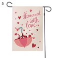 thumbnail image 1 of Heart-shape Printing Double Sided Flag Sign Banner Valentines Day Party Decor - Jxlgv, 1 of 5