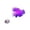Purple, variant on Chanana Artificial Glowing Lionfish - 3D Silicone Fake Fish with Suction Cup & Floating Feature, Fluorescent Luminous Fish Tank Ornament, Purple