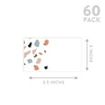 thumbnail image 5 of Koyal Wholesale Terrazzo Border Place Cards for Wedding Party Tables, Seating Name Place Cards for Holders, 60 Pack, 5 of 5