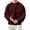 Wine, variant on Men's Lined Crewneck Sweatshirt Raglan Sleeve Relaxed Fit Solid Color Pullover Top For Athletic Casual Streetwear Oversized Pullover Long Sleeve Crewneck Casual Tops
