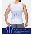 thumbnail image 4 of MANIFIQUE Gynecomastia Compression Shirts for Men, Tank Top Tummy Control Body Shaper, Slimming Undershirt, 4 of 6