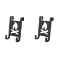 thumbnail image 1 of Gancho para Tanque Gas Butano Clip Tanques Acero Inoxidable Mesa Camping IGT, 1 of 5