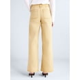 thumbnail image 3 of Free Assembly Women's and Women's Plus The Larchmont High Rise Patch Pocket Jeans, 32" Inseam, Sizes 0-28W, 3 of 5