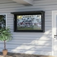 thumbnail image 3 of GDLF Outdoor TV Enclosure, 65 Inch Solid Wood Weatherproof TV Cabinet with Premium Dual-Arm Mount (Fits 60 to 65" TVs), Black, 3 of 9