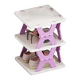 thumbnail image 1 of Easy Shoe Rack, Multi-Layer Foldable Storage Cabinet with Dustproof Cover, Space-Saving Shoe Organizer for Dorm Rooms & Apartments, Behind the Door Use, Compact Shoe Storage Solution, 1 of 2