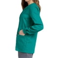 thumbnail image 3 of Landau Women's Snap Front Warm-up Scrub Jacket, 3 of 5