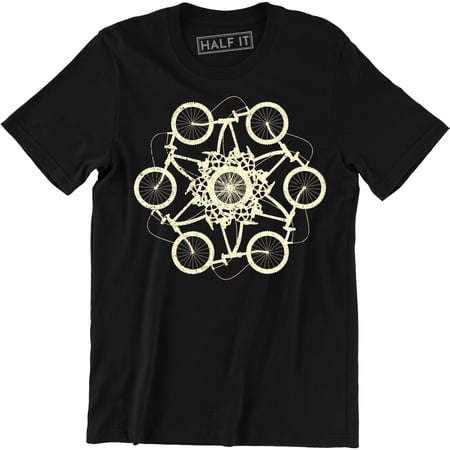 Cycling Fusion - Mountain Bike Gift Cycling biker Cyclist Outdoor Biking T-Shirt price history on PriceWatchPro