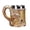 Golden, variant on Ruanlalo Dragon Coffee Mug with Ergonomic Handle Insulated Metal Glaze Dragon Mug for Hot Drinks Stylish Embossed Dragon Cup Gifts for Men Tea Beer Steins