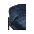 thumbnail image 4 of Meridian Furniture Burton Navy Chenille Fabric Stool (Set of 2), 4 of 8