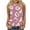 Pink, variant on Levmjia Womens Sleeveless Tank Tops Summer Casual Loose Round Neck Cotton Blouse for Women Fashion Comfortable Breathable Trendy Streetwear