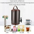 thumbnail image 2 of Stainless steel insulated beverage dispenser, stainless steel food thermos bottle with faucet, 12 hours insulated / refrigerated leak-proof insulated bucket, 2 of 9