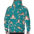 thumbnail image 7 of Wukai Giraffes Doing Various Yoga Print Men Hoodies Fleece Sweatshirts Long Sleeve Sweaters Pullover Fall Outfits Winter Clothes-4X-Large, 7 of 7