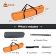 thumbnail image 3 of Ktaxon Orange Waterproof Automatic Pop up Oxford Tent for Single Person, 3 of 7