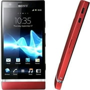 Sony Xperia P 16 GB Smartphone, 4" LCD 540 x 960, Android 2.3 Gingerbread, 3G, Red