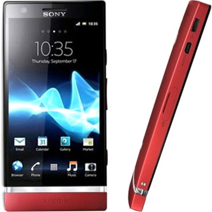 Sony Xperia P 16 GB Smartphone, 4" LCD 540 x 960, Android 2.3 Gingerbread, 3G, Red