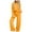Yellow, variant on TJAZFJPA Summer Work Outfits for Women Women Fashion Hoodless and Trousers Suits Tracksuit for Men and Women Solid Color Sweatshirt and Sweatpants Two Piece Sets Smart Casual Outfits for Women