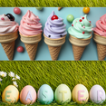 thumbnail image 7 of Colorful Ice Cream Themed Backdrop Banner Background Party Decorations for Summer Parties Ice Cream Socials Photo Booths Kids Parties Celebrations, 7 of 7