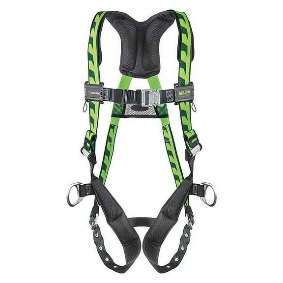 Honeywell Miller Body Harness,L/XL,Green,400 lb. Capacity ACSD-TB/UGN