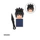 thumbnail image 1 of Figuras de acción de Naruto, Sasuke, Sakura, Kakashi, Obito, Jiraiya, Tsunade, minifiguras de dibujos animados, bloques de montaje, regalo de cumpleaños para niños qym unisex, 1 of 2
