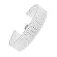 thumbnail image 1 of Full Ceramic Link Wristwatch Strap Stainless Steel Clasp Buckle 16mm/18mm/20mm/22mm - Black, 20mm, 1 of 4