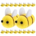 thumbnail image 3 of Shisuyan 35pcs Felt Bees For Crafts Adorable Wool Felt Bees Tiered Tray Decorations Multi-Function Felt Bee Decors, 3 of 8