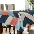 thumbnail image 5 of Yayeee Tablecloths 54" x 54" Rectangle Wrinkle Resistant Party Table Cover, Pink Geometric, 5 of 8