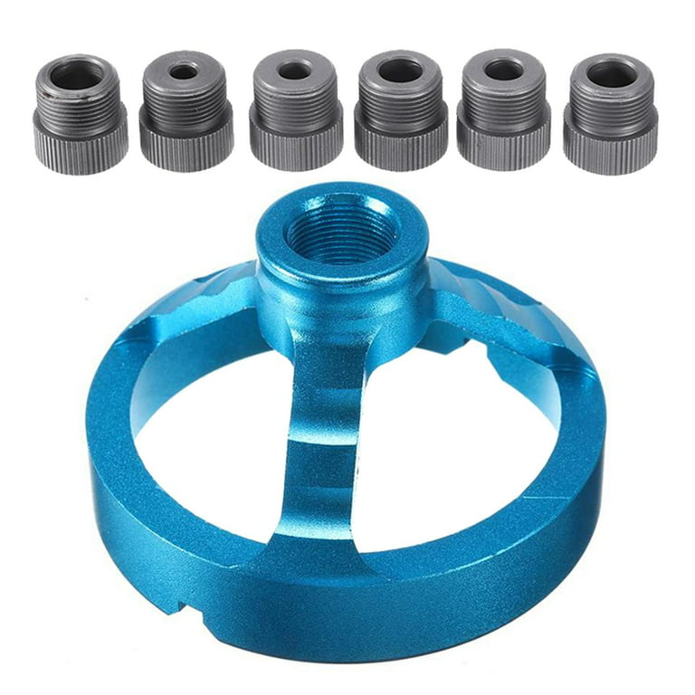 5-10mm Drill Bit Hole Puncher Drill Bushing Self Centering Drill for  Electric Drill , Blue 