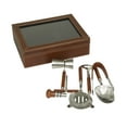 thumbnail image 5 of DecMode 9" x 3" Brown Leather 7 Piece Bar Tool Set with Decorative Box, 1-Piece, 5 of 10