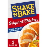 Shake 'N Bake Original Chicken Seasoned Coating Mix, 4.5 oz Box, 2 ct Packets