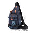 thumbnail image 3 of Bolso Bandolera Bolso Bandolera Para Hombre Bolso Ligero Mochila Multibolsillos Para Deporte Ciclismo Senderismo Ndcxsfigh Para Estrenar, 3 of 3