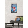 thumbnail image 2 of Marvel Spider-Man - Happy 3rd Birthday Wall Poster, 14.725" x 22.375", Framed, 2 of 3