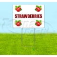 thumbnail image 1 of Strawberries (18" x 24") Yard Sign, Includes Metal Step Stake, 1 of 6