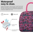 thumbnail image 3 of Flower Lunch Bag for Women Men Reusable Insulated Lunch Bags, Leakproof Cooler Food Lunch Tote Bag, Large Capacity Lunch Box for Work School Travel Picnic, 3 of 7