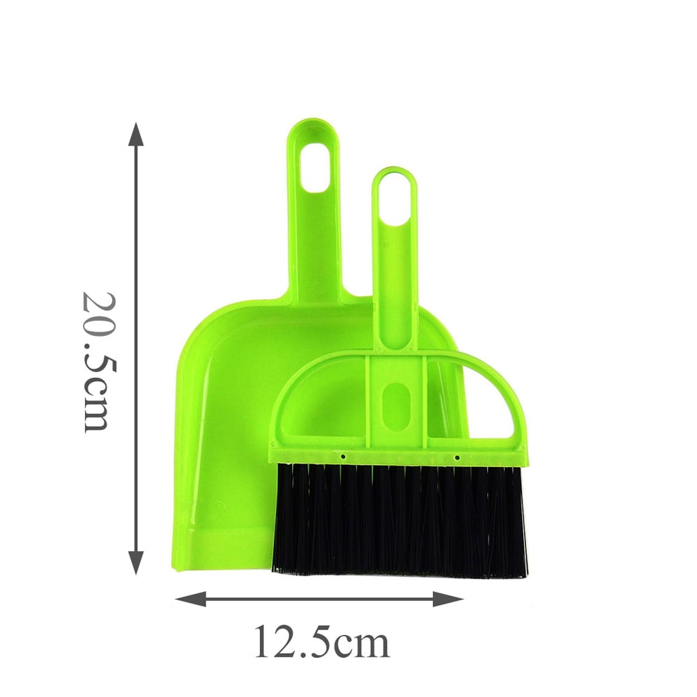 Small Whisk Type Broom Set Dust Pan Dustpan & Brush For Cleaning Tool Outdo Flc2 