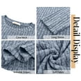 thumbnail image 6 of Fantaslook Long Sleeve Shirts for Women Casual Tunic Tops Dressy Crew Neck Pullover Fall Lightweight Sweaters for Women, 6 of 8