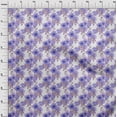 thumbnail image 4 of oneOone Georgette Viscose White Fabric Florals Craft Projects Decor Fabric Printed By The Yard 42 Inch Wide, 4 of 4
