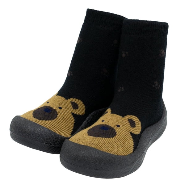 Oso Café - Pantufla Infantil Antiderrapante - Unisex - MINI 207 cafe 17 Mini Pugs MINI 207