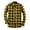 Gold, variant on Wyobmus Long Sleeve Shirt for Men Casual Checkered Shirt Button Down Lapel Collar Long Sleeve Cardigan Shirt Red