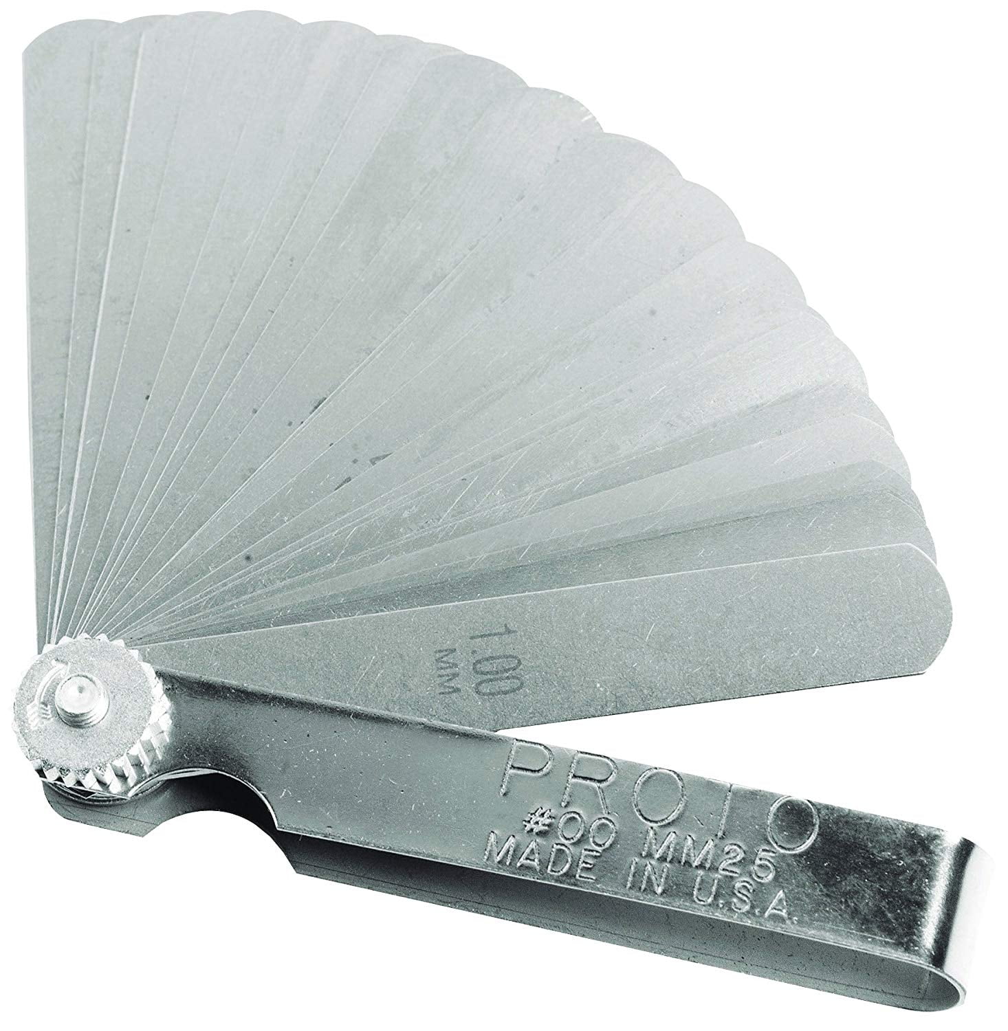 Stanley J00MM25 25 Blade Metric Feeler Gauge Set, 1/2inch x 35/16