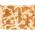 thumbnail image 1 of Ahgly Company Indoor Rectangle Abstract Orange Modern Area Rugs, 2' x 4', 1 of 4