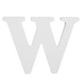 thumbnail image 2 of (3 pack) Cousin DIY 3" White Wood Letter W, 2 of 9