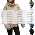 thumbnail image 2 of Ohufall Women's Knit Sweater Fall Winter Crew Neck Casual Pullover Solid Color Long Sleeve Warm Tops, 2 of 5