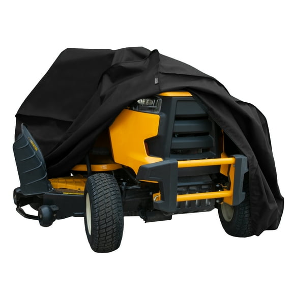 Modern Leisure Chalet Zero-Turn Lawnmower Cover, Fits Decks Up To 62", 82"L x 50"W x 47"H, Black