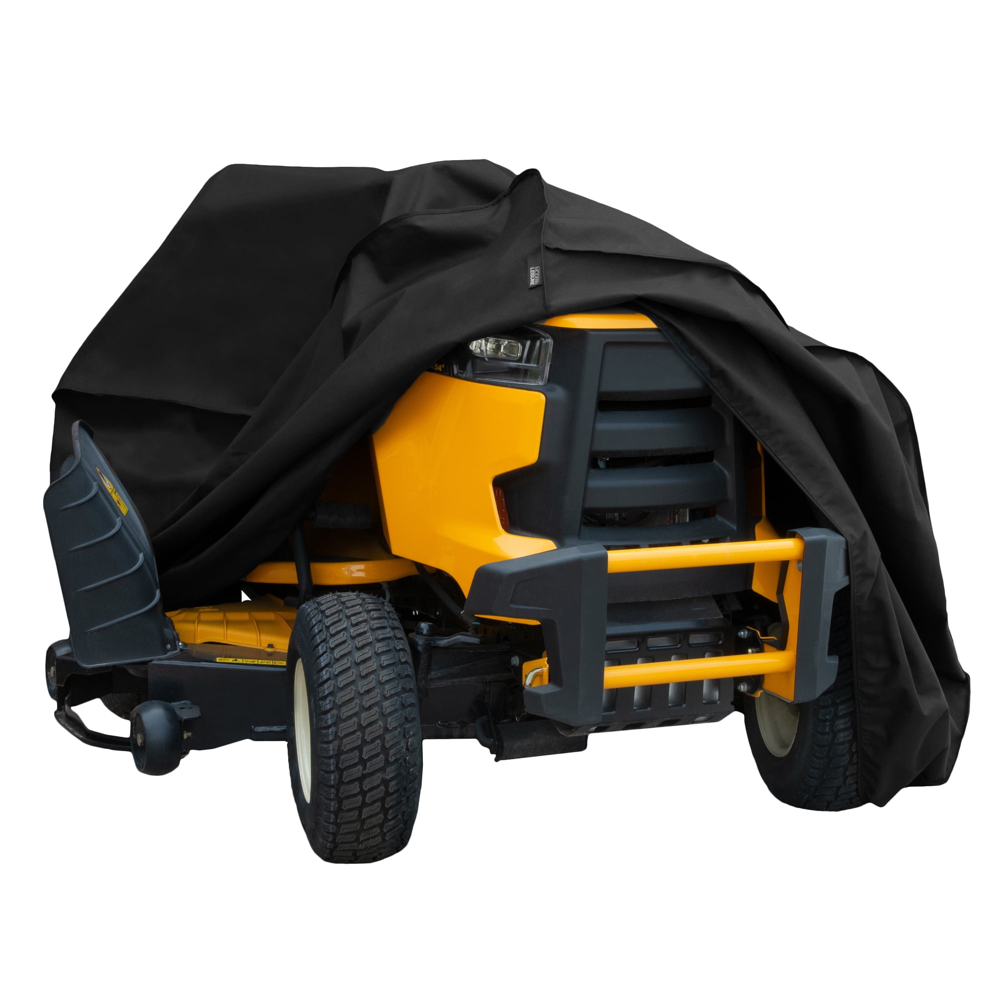 Modern Leisure Chalet Zero-Turn Lawnmower Cover  Fits Decks Up To 62   82 L x 50 W x 47 H  Black