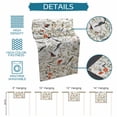 thumbnail image 6 of Pastoral Botanical Table Runner, Summer Birds Spring Floral Washable Cotton Linen Table Runners 72 Inches Long, Dresser Scarf Runner for Dining/Coffee/Kitchen/TV Stands/Cabinets 13''x72'', 6 of 8