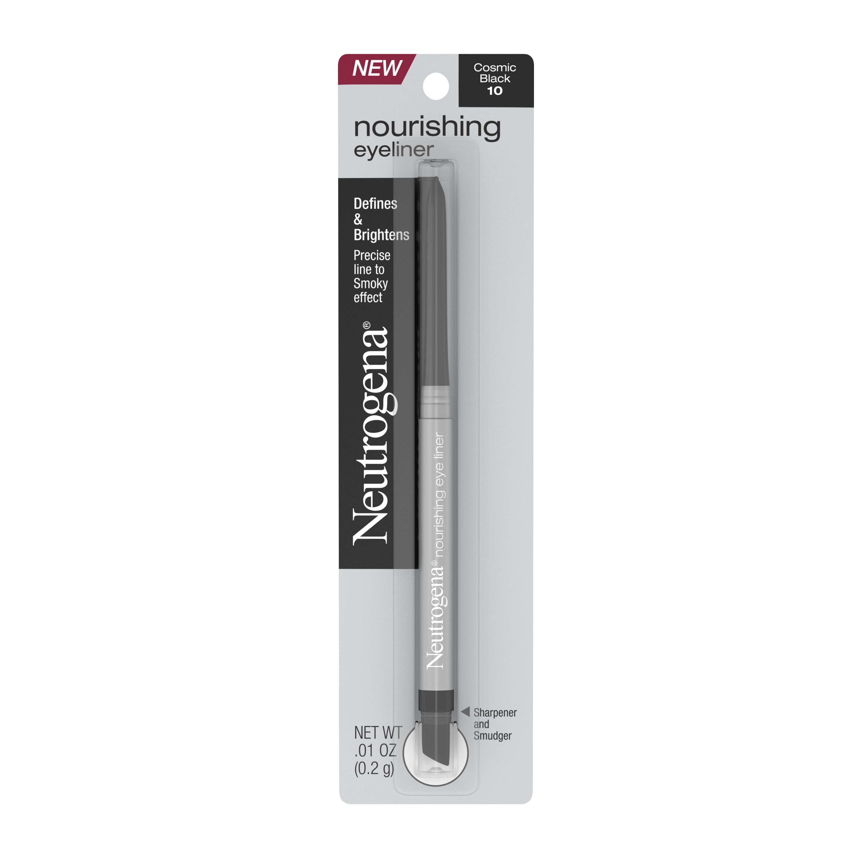 Neutrogena Nourishing Eyeliner Pencil, Cosmic Black 10, 0.01 oz