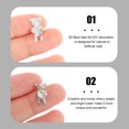 thumbnail image 4 of FESTFENDS 20Ud Accesorios Para Oso 3D Plateado Manicura Duradera, 4 of 6