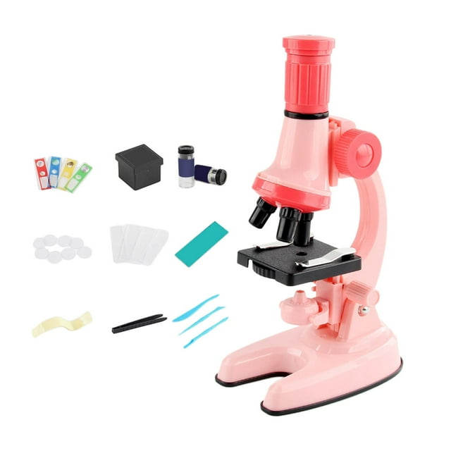 Microscopio de Mano Sunnimix Juguete Educativo Rosa Mini Microscopio Juguetes